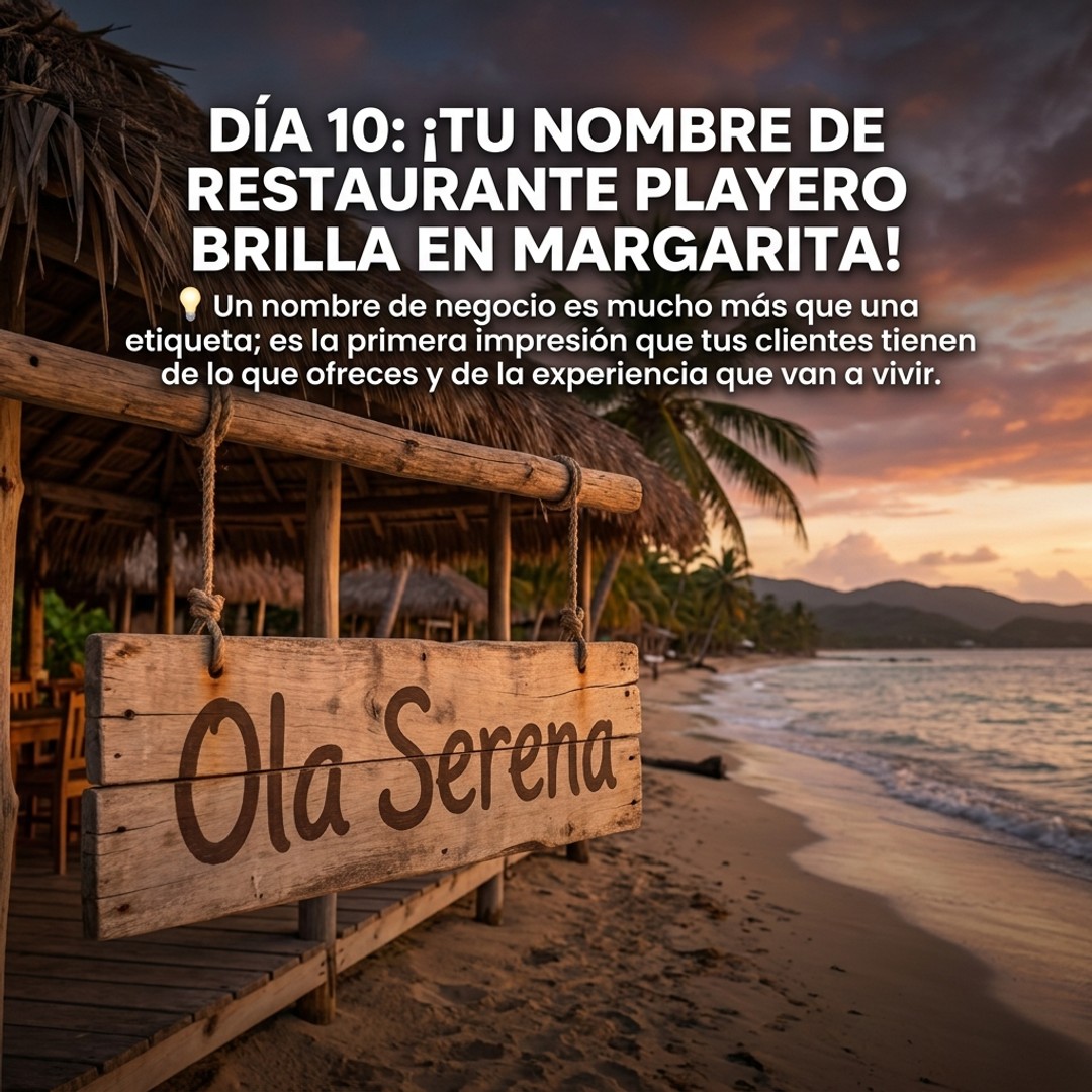 ¡Tu Restaurante Playero YA tiene Nombre Propio y Alma!